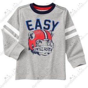 Gymboree Huddle Up 3T NWT long sleeve grey shirt.